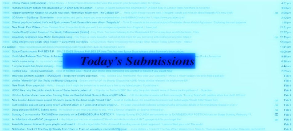 Today's Submissions