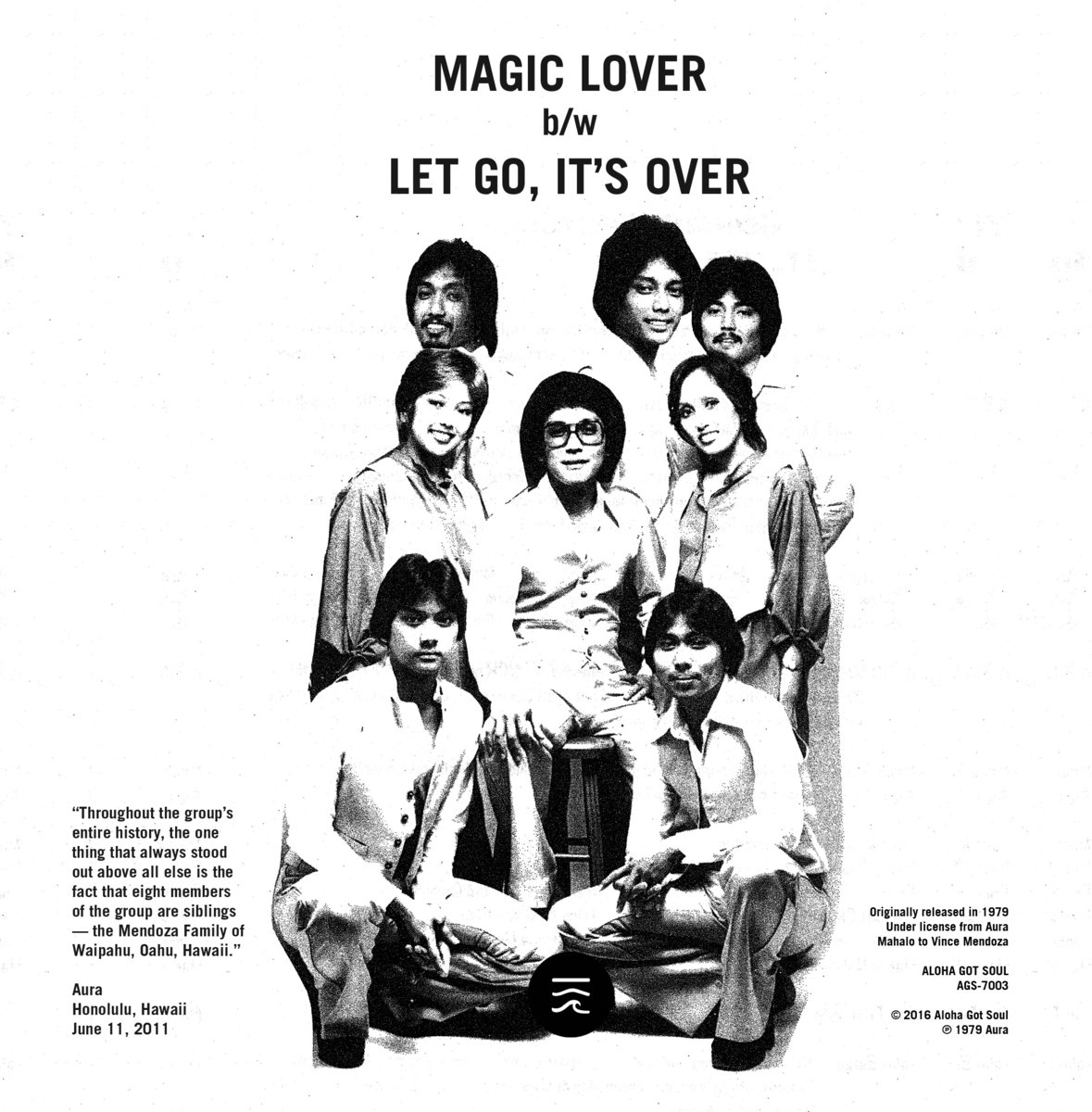 Aura "Magic Lover" b/w "Let Go, It's Over"