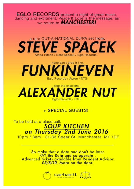 SOUP KITCHEN Steve Spacek & Guest