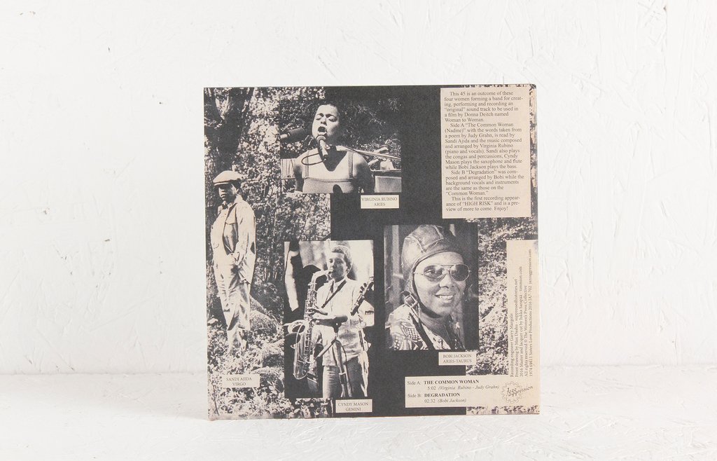 Sister Love Productions presents High Risk – The Common Woman / Degradation