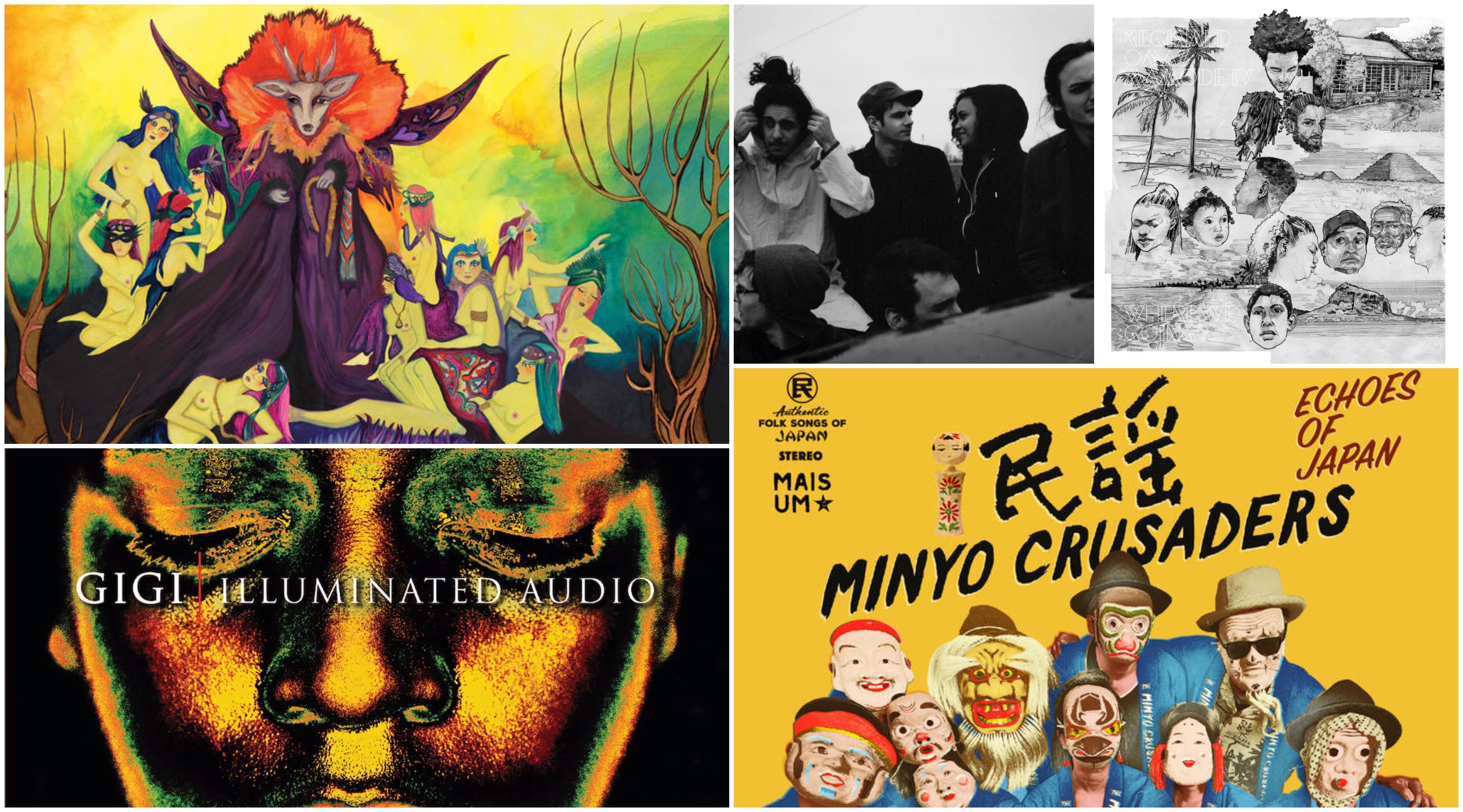 New albums from Schemes, Reginald Omas Mamode IV, Gigi “Illuminated Audio, Greg Foat, and Minyo Crusaders.