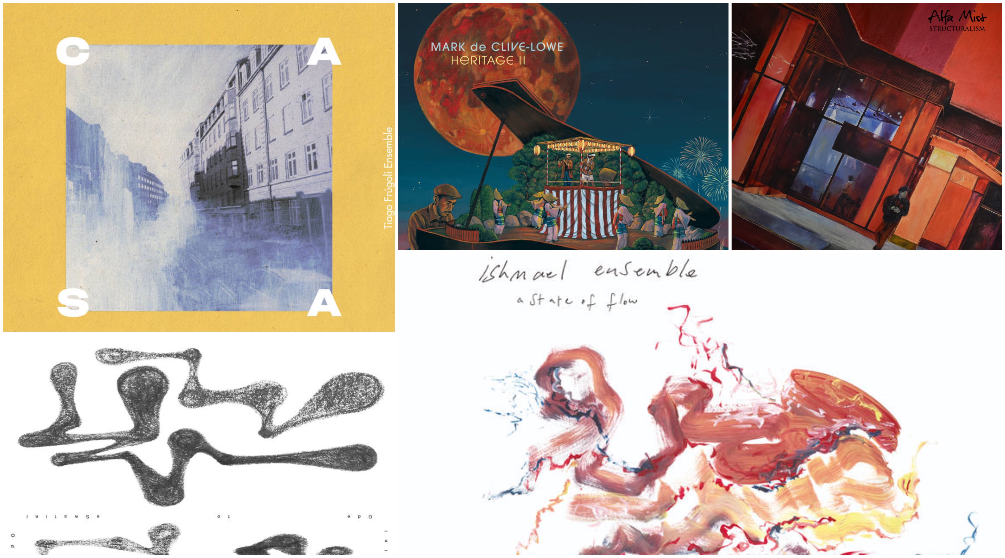 New albums from Tiago Frúgoli Ensemble, Sydney and more..