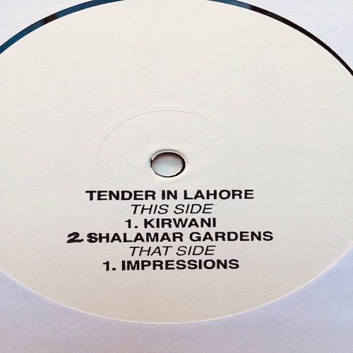 Tenderlonious announces new EP of improvised ragas, Tender in Lahore.